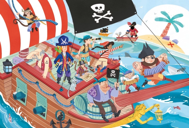 Spændende pirattema