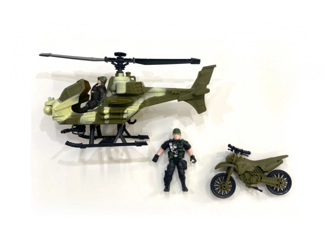 Speciel kampsæt - Helikopter og terrængående bil