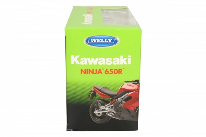 Welly Motorcykel Kawasaki Ninja 650R 1:10 grøn