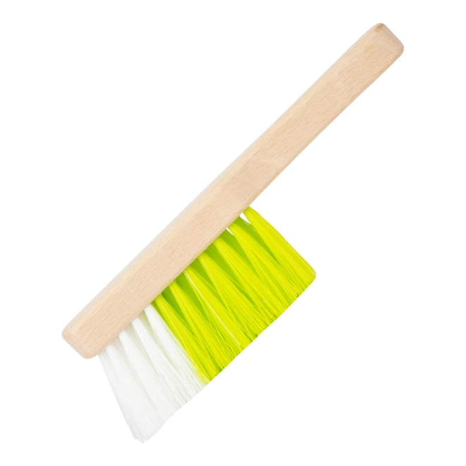 Holdbar kombination af træ og plast