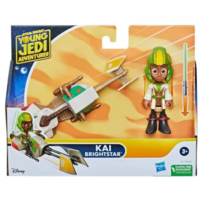 Star Wars Førskole actionfigur med køretøj, Kai