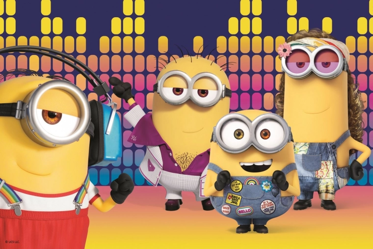 Puslespil 60 brikker med MINIONS-motiv: laver rod (TREFL)