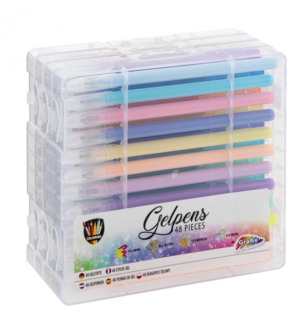 Gelpen i plastkasse 48 stk
