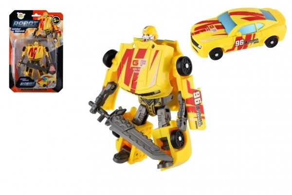 Transformer gul lille bil robot