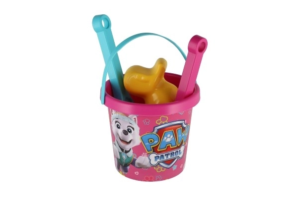 Sæt til sand 5 stk. plast Paw Patrol/Tlapková patrulje pink i net 12x22x12cm 12m+ Wader