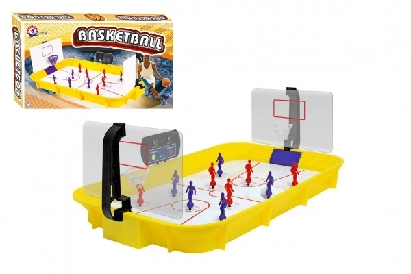 Basketball/basketbalspil, plast i kasse 53x31x9cm