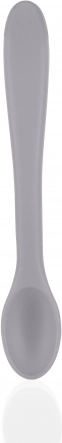 Silikone babyske Ske Dove Grey