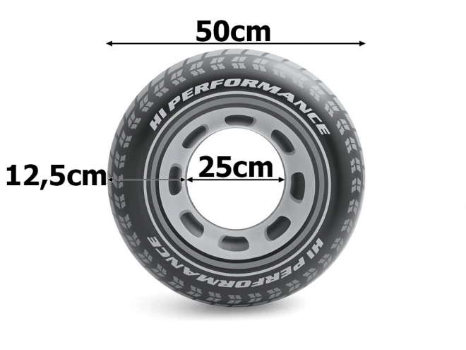 Oppustelig badering til børn 50 cm
