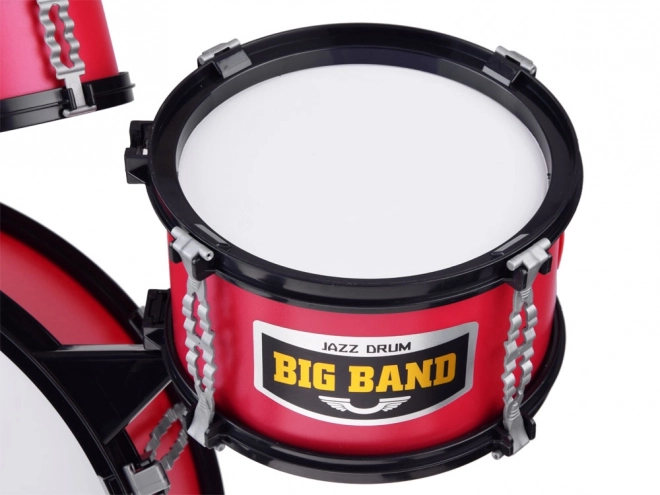 Børnetrommesæt Big Band med tromme og bækkener