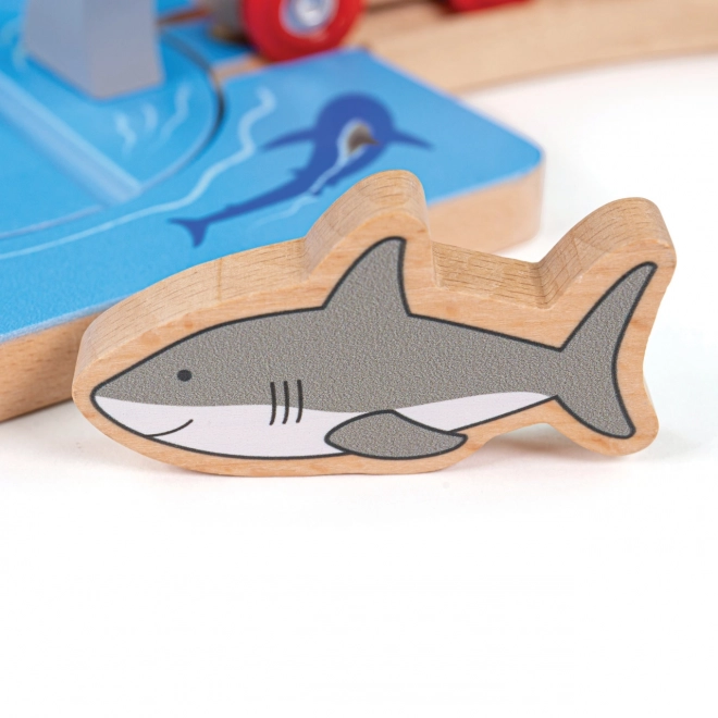 Bigjigs Rail Wire med hajer