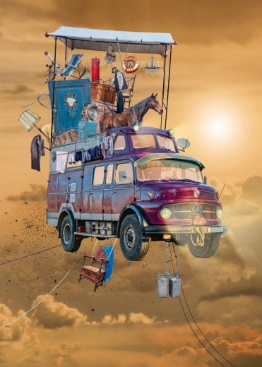 Puslespil mobilhome 1000 brikker HEYE