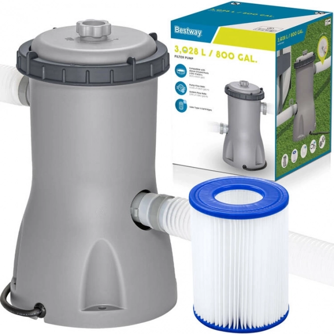Filtpumpen Bestway til pools 3028 l/h