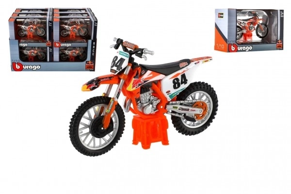 Motorcykelreplika KTM 450 SX-F Factory Edition 2018 fra Bburago
