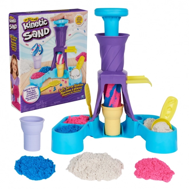 Kinetisk sand isbar