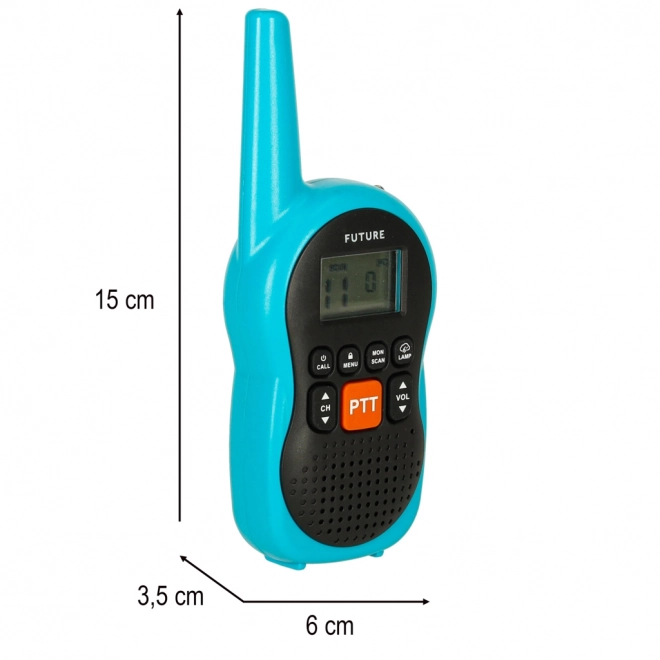 Kortsigtede Walkie-Talkies til Børn med Rækkevidde på 3 km, Sæt af 2 stk.