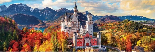 Panorama puslespil slot Neuschwanstein, Tyskland 1000 brikker