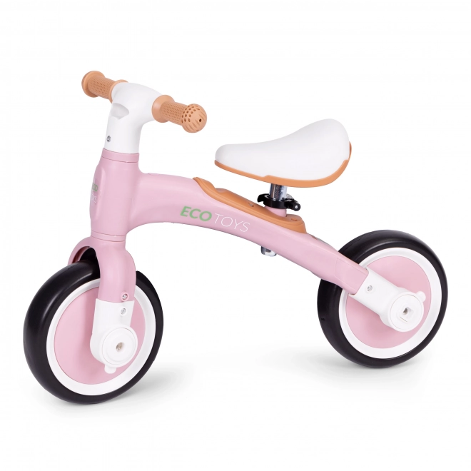 Balanceløbecykel med pedaler - træningshjul 3-i-1 ECOTOYS