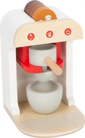 Kaffemaskine med kapsler og håndtag