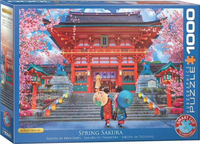 Puslespil Forår Sakura 1000 brikker EUROGRAPHICS