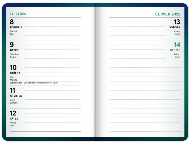 Skolekalender Grøn 2025–2026