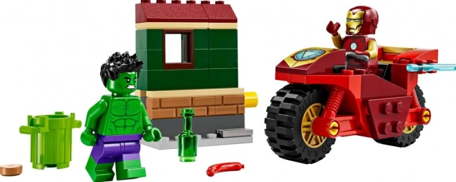 LEGO Marvel Super Heroes 76287 Iron Mans motorcykel og Hulk