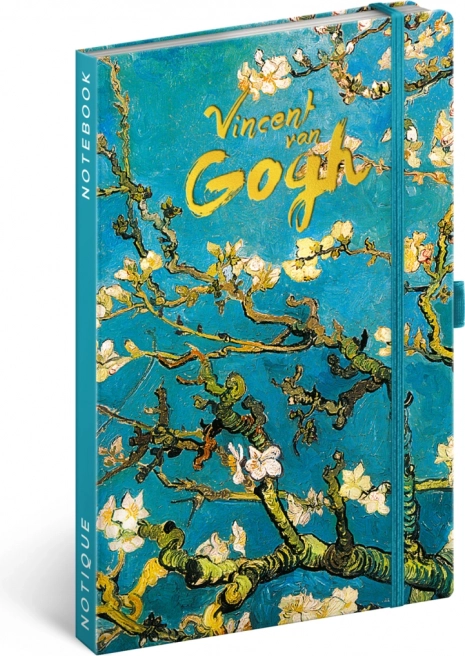 Notesbog NOTIQUE Vincent van Gogh, linjeret, 13 × 21 cm