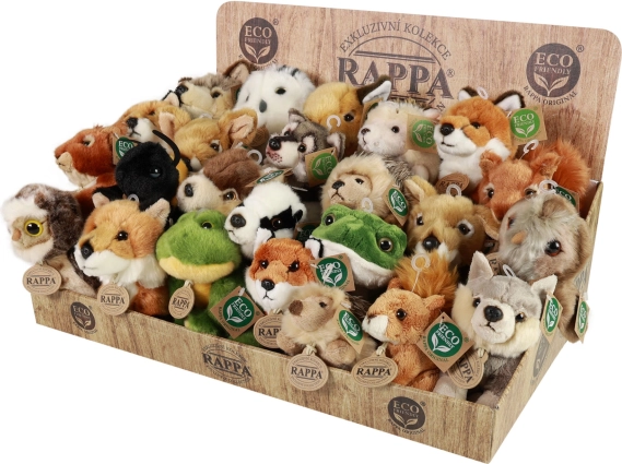 Display med plysdyr fra skoven ECO‑FRIENDLY RAPPA