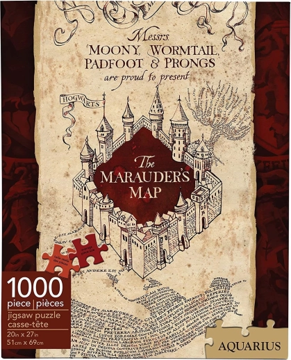 Puslespil Harry Potter: Marelo-kortet 1000 brikker