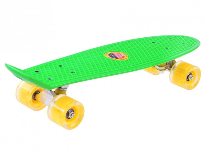 Skateboard med LED-hjul