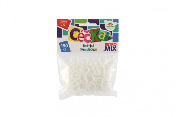 Oplysnende C-vedhæng 150 stk retro mix plast i pose