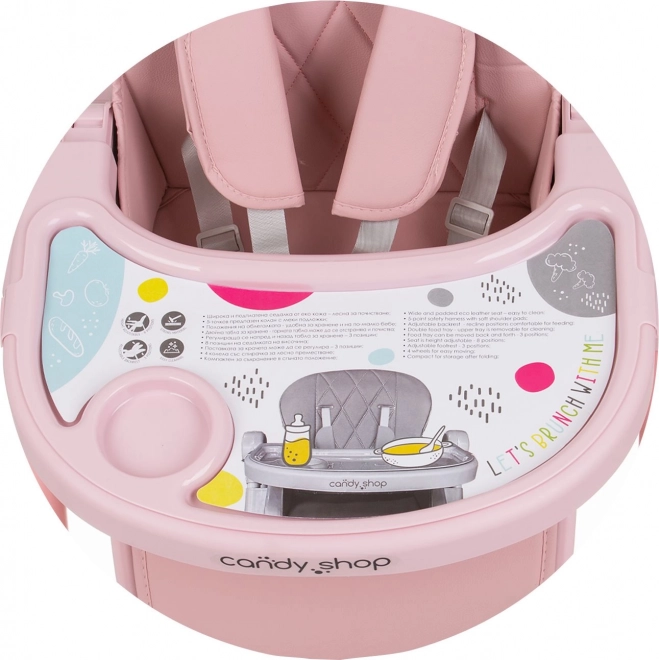 CHIPOLINO Spisestol Candy Shop Flamingo