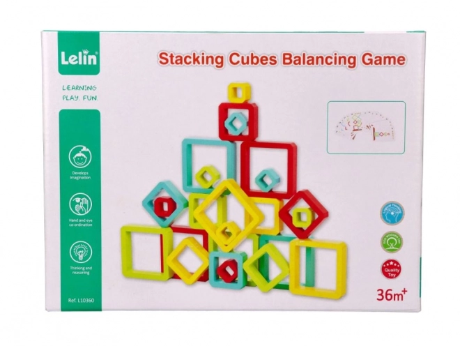 Lelin balancing geometrisk puslespil til børn