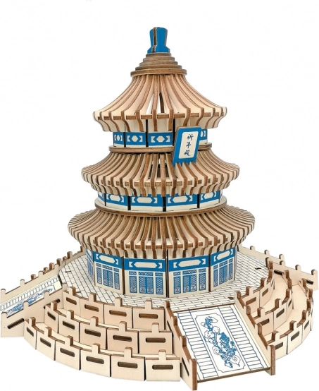 Træ 3D-puslespil – Himmeltemplet