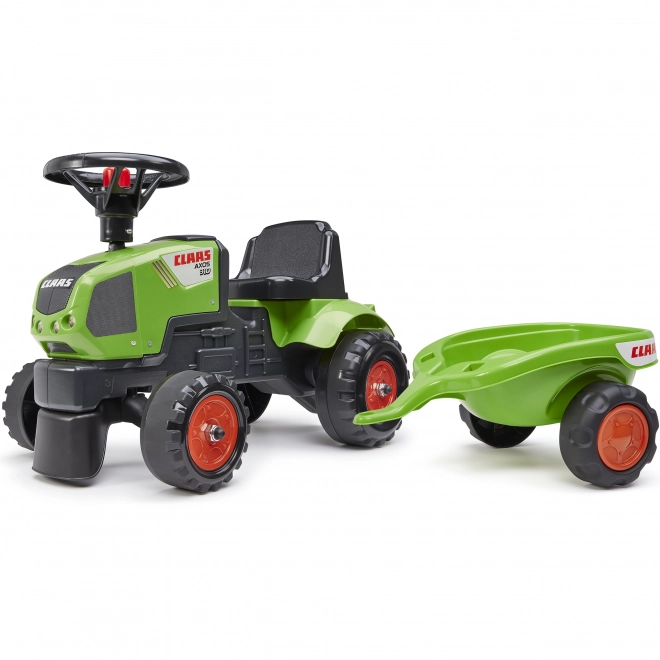 Gåbil - Claas traktor med rat og trailer
