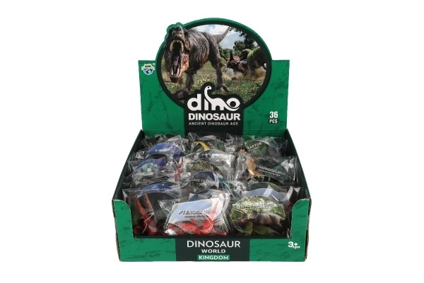 Plast dinosaur 7-9 cm mix arter i pose