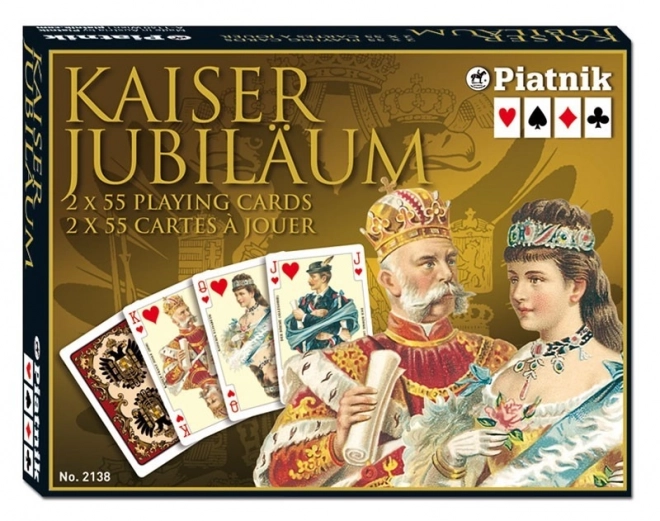 Kejser Jubilæum luksus spillekort