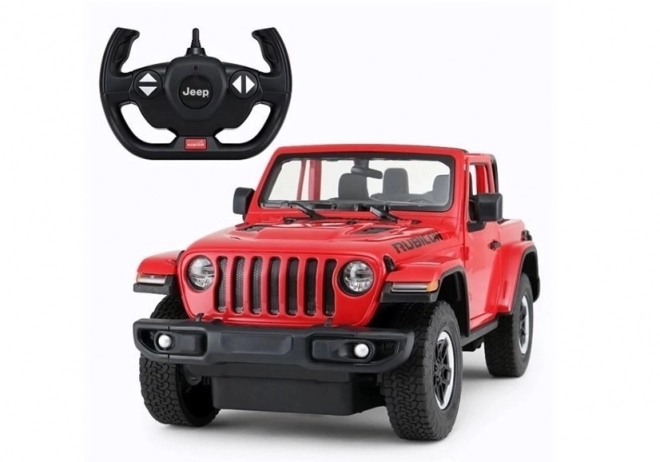 Auto R/C Jeep Wrangler Rubicon 1:14 Rastar – Rød