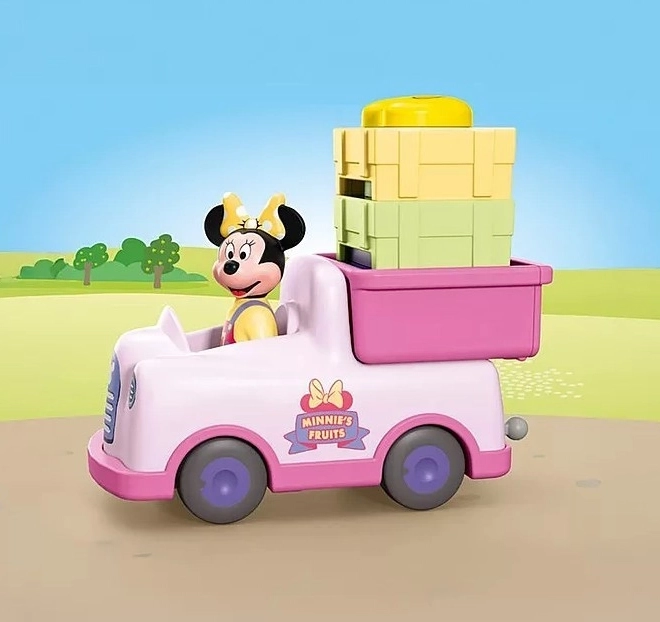 Sæt af figurer JUNIOR & Disney Mickey Mouse og frugtsortering