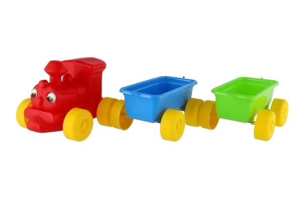 Tog + 2 vogne plast 60cm i net