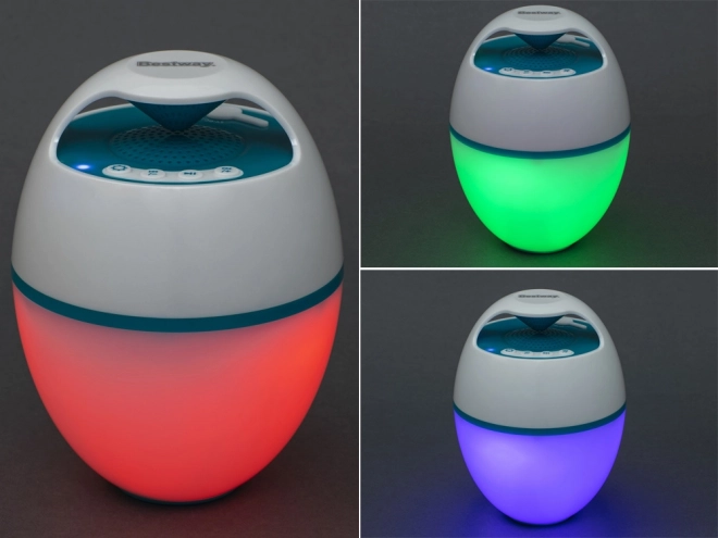 Bærbar flydende højttaler Bestway MusicWave™ med Bluetooth og LED-lys