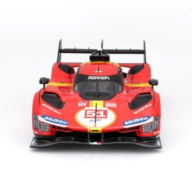Bburago 1:24 Ferrari Racing - 499P LMH - Rød #51