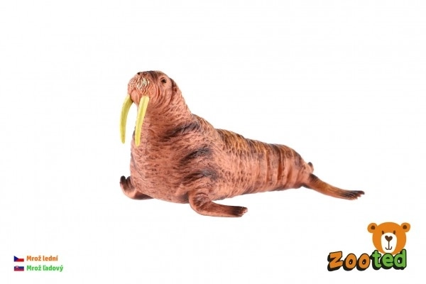 Hvalros is med zoologisk plast 14cm i pose