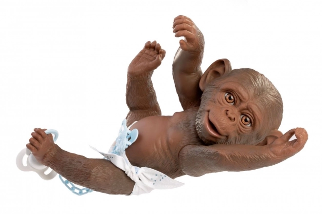 Guca 993 REBORN APE - realistisk abe baby med fuld vinylkrop - 32 cm