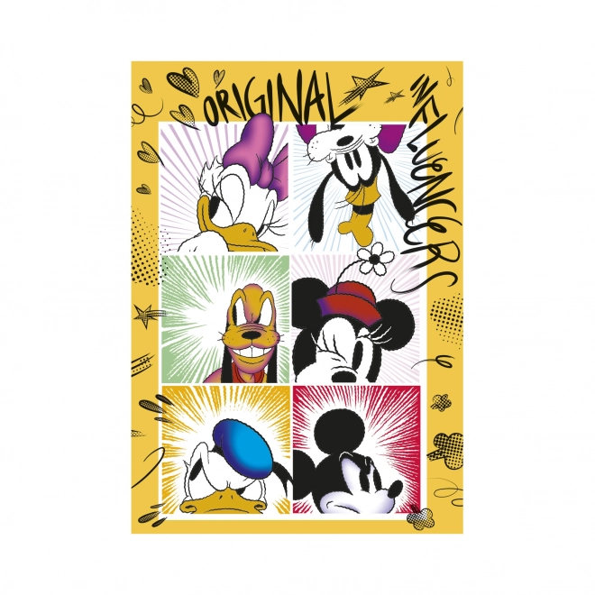 Puslespil Mickeys klubhus 47x33 cm 500 brikker i kasse 33,5x23x3,5 cm