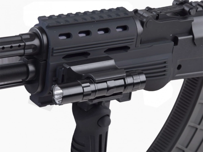 Stor realistisk automatisk AK-riffel med vandkugle genopladeligt batteri ZA3354
