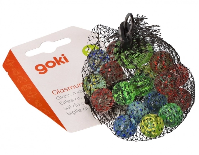 Glasskugler Marbles 21 stk - Marmor kugler
