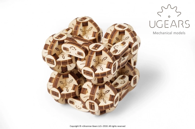 Ugears 3D puslespil - Flexi kube 144 stykker