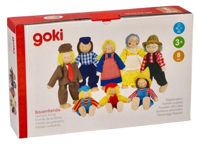 Goki Dukkehusfamilie fra gården