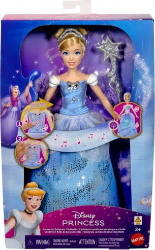 Disney Prinsesse Askepot – magisk balrobe med lys og lyde