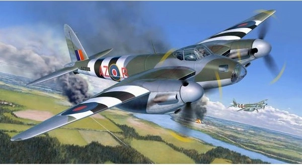 Plastikmodel af flyet Mosquito Mk. IV